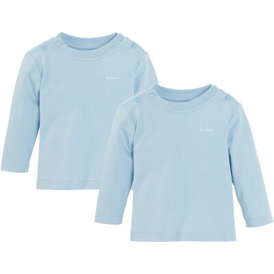 Bornino 2er-Pack Shirts langarm hellblau Bornino 2er-Pack Shirts langarm hellblau
