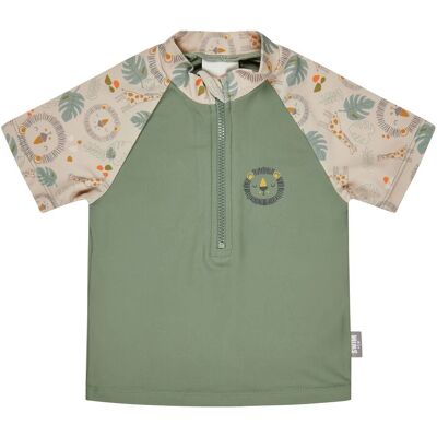 Sterntaler Bade-T-Shirt mit UV-Schutz Safari gruen beige Sterntaler Bade-T-Shirt mit UV-Schutz Safari gruen beige