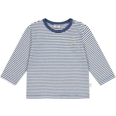 Salt and Pepper Shirt langarm Ringel Löwe blau natur Salt and Pepper Shirt langarm Ringel Löwe blau natur