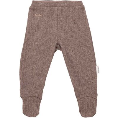 Bornino Hose mit Fuß Rippqualität braun Bornino Hose mit Fuß Rippqualität braun