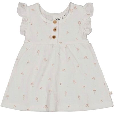 Feetje Kleid mit Flügelarm Blumen gekreppt natur rosa Feetje Kleid mit Flügelarm Blumen gekreppt natur rosa