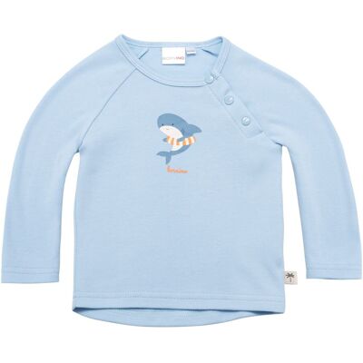 Bornino Raglanshirt langarm Hai hellblau Bornino Raglanshirt langarm Hai hellblau