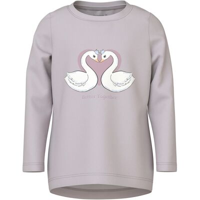 name it Shirt langarm Schwäne lila name it Shirt langarm Schwäne lila