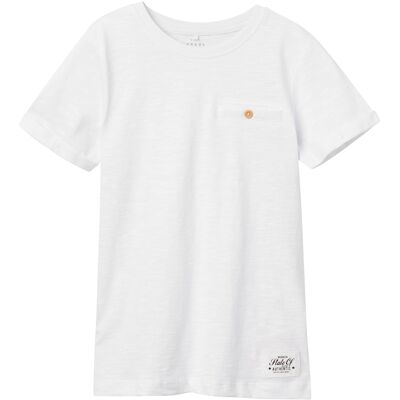 name it T-Shirt mit Brusttasche weiss name it T-Shirt mit Brusttasche weiss