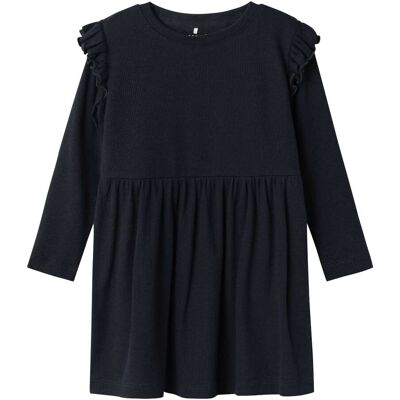 name it Kleid langarm Rippqualität blau name it Kleid langarm Rippqualität blau
