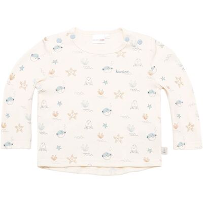 Bornino Shirt langarm Aqua Friends natur Bornino Shirt langarm Aqua Friends natur