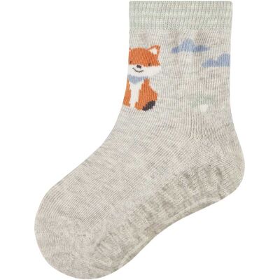 Sterntaler ABS-Socken Fliesen Flitzer Fuchs grau Sterntaler ABS-Socken Fliesen Flitzer Fuchs grau