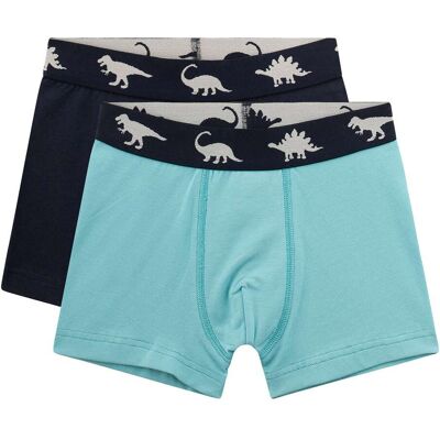 Sanetta 2er-Pack Boxershorts Dinos tuerkis blau Sanetta 2er-Pack Boxershorts Dinos tuerkis blau