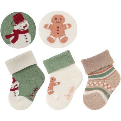 Sterntaler 3er-Pack Socken Weihnachten mehrfarbig Sterntaler 3er-Pack Socken Weihnachten mehrfarbig