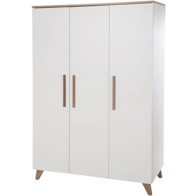 roba - Ole - Weiß - Wotan Eiche - Kleiderschrank roba - Ole - Weiß - Wotan Eiche - Kleiderschrank