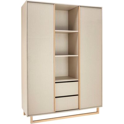 Schardt Kleiderschrank Terry 2-türig mit Mittelregal natur Schardt Kleiderschrank Terry 2-türig mit Mittelregal natur