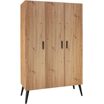 Schardt Kleiderschrank Morris Oak 3-türig natur Schardt Kleiderschrank Morris Oak 3-türig natur
