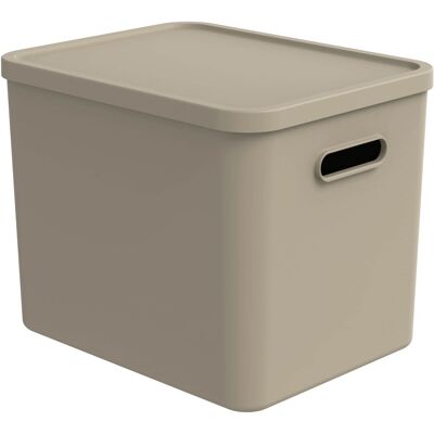 Rotho Babydesign Aufbewahrungsbox KAYO stapelbar 27 l braun Rotho Babydesign Aufbewahrungsbox KAYO stapelbar 27 l braun