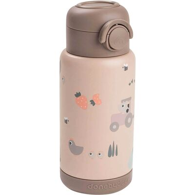 Done by Deer Thermoflasche mit Strohhalm, 340ml rosa Done by Deer Thermoflasche mit Strohhalm, 340ml rosa