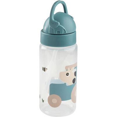 Done by Deer Trinkflasche mit Strohhalm, 350ml blau Done by Deer Trinkflasche mit Strohhalm, 350ml blau