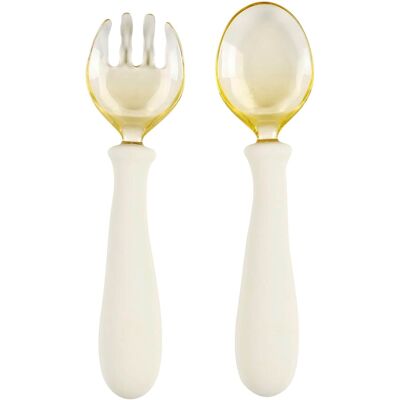 Nattou Esslernbesteck flexibel beige Nattou Esslernbesteck flexibel beige