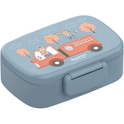 Bearfoot Set - Brotdose mit Gabel und Löffel blau Bearfoot Set - Brotdose mit Gabel und Löffel blau