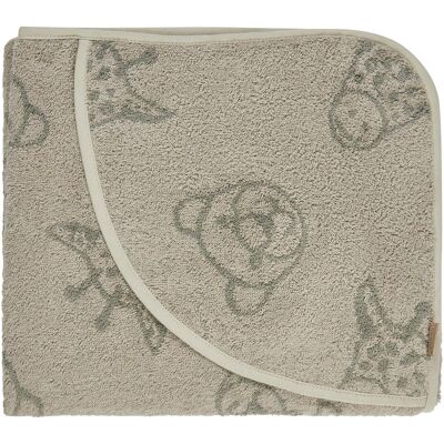 Sterntaler Kapuzenbadetuch 100x100 cm grau Sterntaler Kapuzenbadetuch 100x100 cm grau