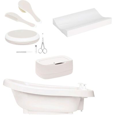 bébé-jou 6- tlg. Badeset Thermo de Luxe Light Oat bébé-jou 6- tlg. Badeset Thermo de Luxe Light Oat