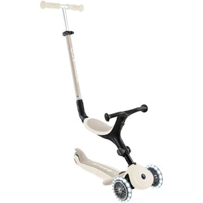 Globber Scooter 3in1 Go-Up active ECO mit Leuchtrollen weiss Globber Scooter 3in1 Go-Up active ECO mit Leuchtrollen weiss
