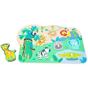 Hape Steckpuzzle Wildtiere mehrfarbig Hape Steckpuzzle Wildtiere mehrfarbig