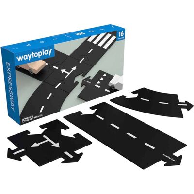 waytoplay Straßen-Set Expressway schwarz waytoplay Straßen-Set Expressway schwarz