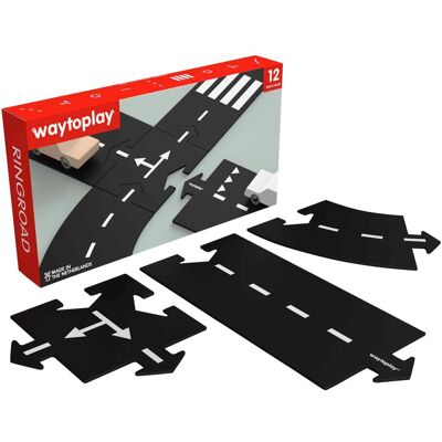 waytoplay Straßen-Set Ringroad schwarz waytoplay Straßen-Set Ringroad schwarz