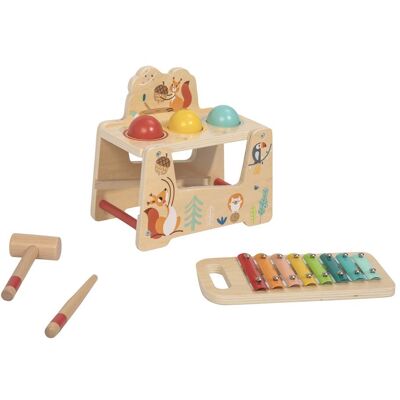 solini Xylophon und Hammerspiel mehrfarbig solini Xylophon und Hammerspiel mehrfarbig