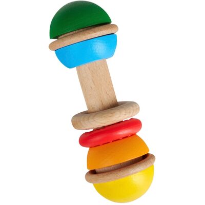 eichhorn Baby Greifling-Rasselstab mehrfarbig eichhorn Baby Greifling-Rasselstab mehrfarbig