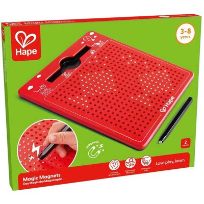 Hape Zeichentafel magnetisch klein rot Hape Zeichentafel magnetisch klein rot