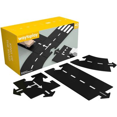 waytoplay Straßen-Set King of the Road schwarz waytoplay Straßen-Set King of the Road schwarz