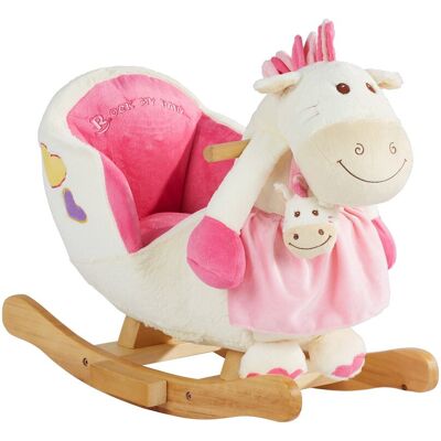 solini Schaukeltier Pony mit Soundfunktion rosa solini Schaukeltier Pony mit Soundfunktion rosa