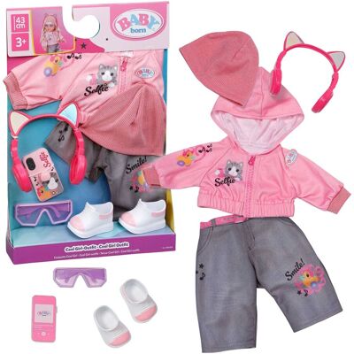 Zapf Creation Puppen Outfit Cool Girl 43cm mehrfarbig Zapf Creation Puppen Outfit Cool Girl 43cm mehrfarbig