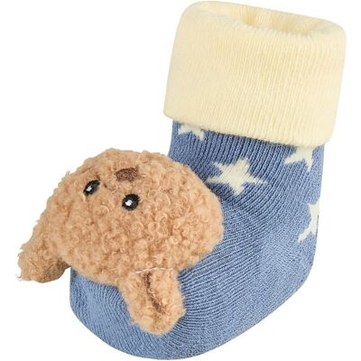 Sterntaler Rasselsocken Bär blau mehrfarbig Sterntaler Rasselsocken Bär blau mehrfarbig