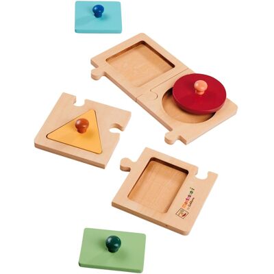 eichhorn Montessori Lernpuzzle Formen mehrfarbig eichhorn Montessori Lernpuzzle Formen mehrfarbig