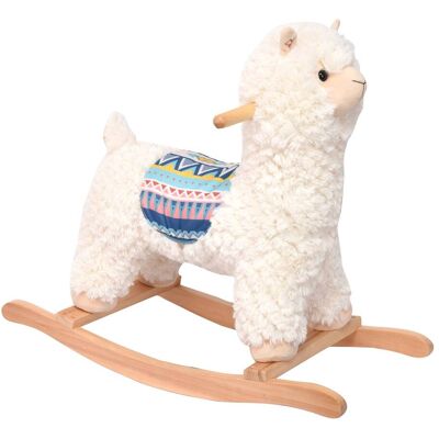 solini Schaukeltier Lama mit Soundfunktion weiss solini Schaukeltier Lama mit Soundfunktion weiss