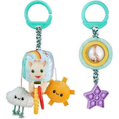 Sophie la Girafe Hängespielzeug 2er Set tuerkis Sophie la Girafe Hängespielzeug 2er Set tuerkis