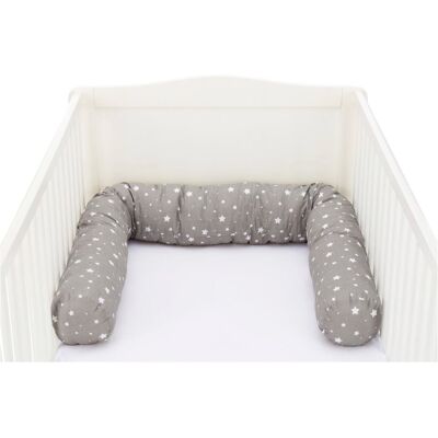 Fillikid Baby Bettpolster - Bettpolster, Sterne grau Fillikid Baby Bettpolster - Bettpolster, Sterne grau