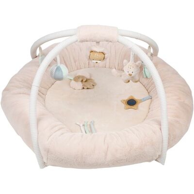 Nattou Baby-Spielmatte - Rund, Weich, Leicht zu Reinigen Nattou Baby-Spielmatte - Rund, Weich, Leicht zu Reinigen