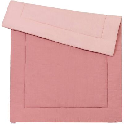BORNINO HOME Wende-Krabbeldecke Musselin 100x145 cm rosa BORNINO HOME Wende-Krabbeldecke Musselin 100x145 cm rosa