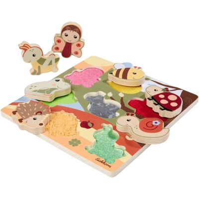 eichhorn Fühlpuzzle mit Stoff mehrfarbig eichhorn Fühlpuzzle mit Stoff mehrfarbig