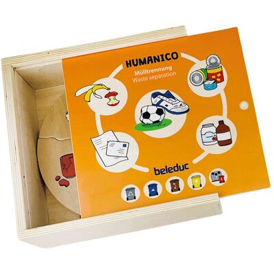 Beleduc Puzzle Humanico Mülltrennung natur Beleduc Puzzle Humanico Mülltrennung natur