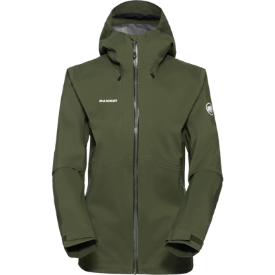 Mammut Zuverlässige Hardshelljacke mit All-Mountain-Performance Outdoor HS Hooded Jacket Women Grün L Mammut Zuverlässige Hardshelljacke mit All-Mountain-Performance Outdoor HS Hooded Jacket Women Grün L