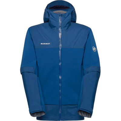 Mammut Strapazierfähige Allwetter-Hardshell-Wanderjacke Ducan Guide HS Hooded Jacket Men Blau 3XL Mammut Strapazierfähige Allwetter-Hardshell-Wanderjacke Ducan Guide HS Hooded Jacket Men Blau 3XL