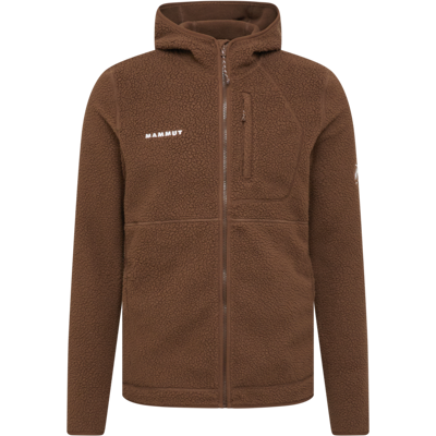 Mammut Warme Sherpa-Fleecejacke für den Alltag Falera Pro ML Hooded Jacket Men Brown S Mammut Warme Sherpa-Fleecejacke für den Alltag Falera Pro ML Hooded Jacket Men Brown S