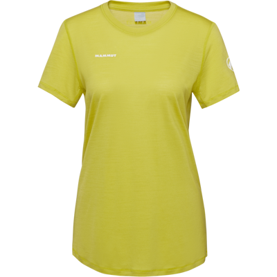 Mammut Performance-T-Shirt aus 100 % Naturfaser Tree Wool FL T-Shirt Women Gelb L Mammut Performance-T-Shirt aus 100 % Naturfaser Tree Wool FL T-Shirt Women Gelb L