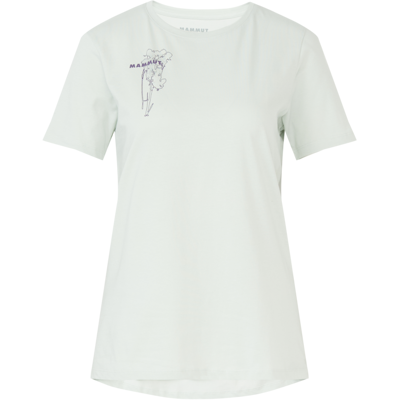 Mammut Legeres T-Shirt aus 100 % ökologischer Baumwolle Core T-Shirt Women Flower Grün XS Mammut Legeres T-Shirt aus 100 % ökologischer Baumwolle Core T-Shirt Women Flower Grün XS