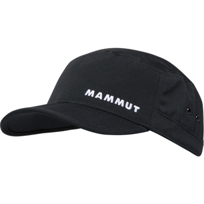 Mammut Cuba Cap aus Baumwolle mit faltbarem Schirm Lhasa Cap Schwarz L-XL Mammut Cuba Cap aus Baumwolle mit faltbarem Schirm Lhasa Cap Schwarz L-XL