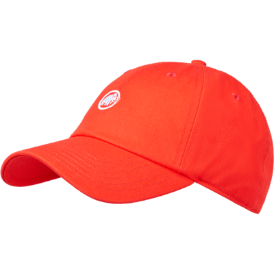 Mammut Klassisches 6 Panel Cap mit gebogenem Schirm Baseball Cap Rot S-M Mammut Klassisches 6 Panel Cap mit gebogenem Schirm Baseball Cap Rot S-M