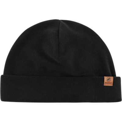 Mammut Mütze aus 100 % recyceltem Kunststoff Fleece Beanie Schwarz one size Mammut Mütze aus 100 % recyceltem Kunststoff Fleece Beanie Schwarz one size